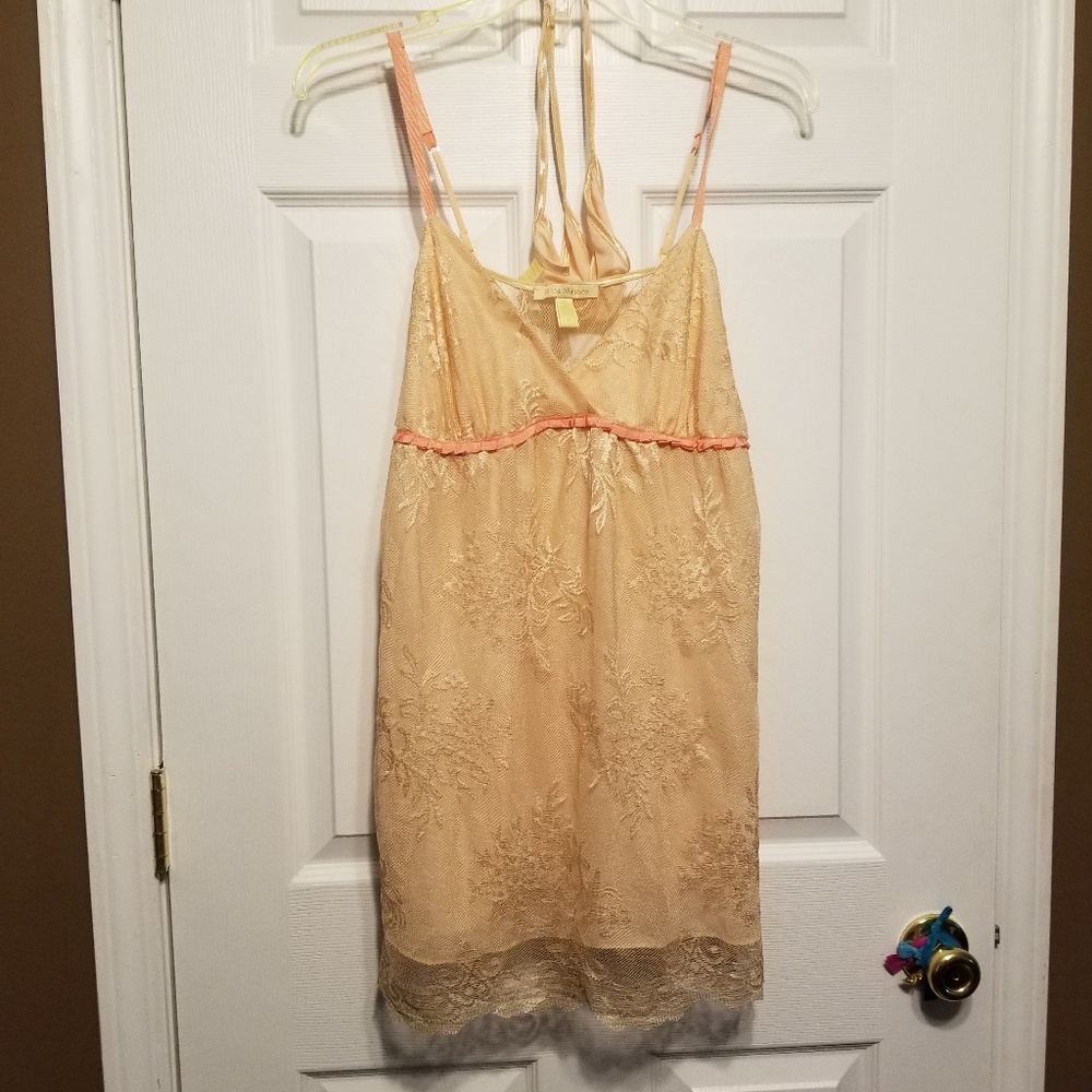 Flora Nikrooz Peach Nightie Set - Picture 2 of 3